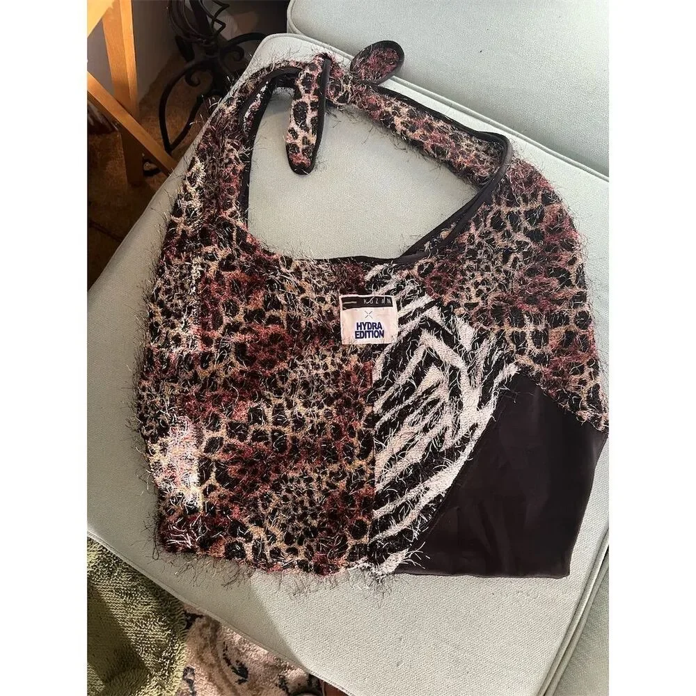 Kozan by MK & Hydra Edition Women's Leopard Print Shoulder Bag Multicolor